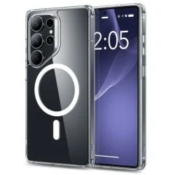 Cover Samsung S25 Ultra  Classic Hybrid Magnetic Case Halolock Esr - Clear
